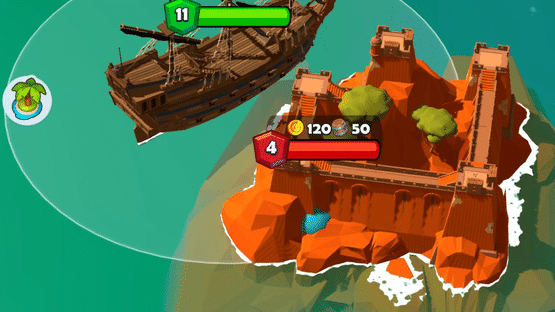 Pirate Raid: Caribbean Battle Screenshot