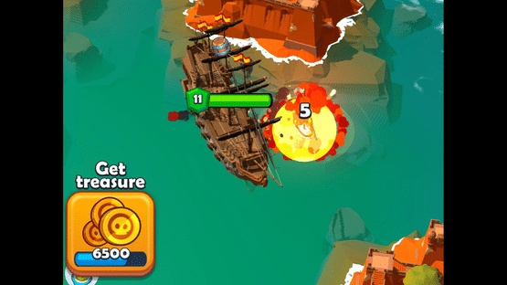 Pirate Raid: Caribbean Battle Screenshot