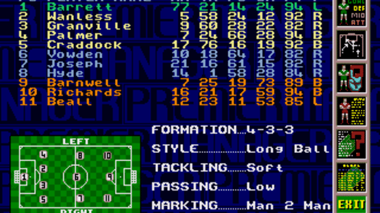 Premier Manager 97 Screenshot