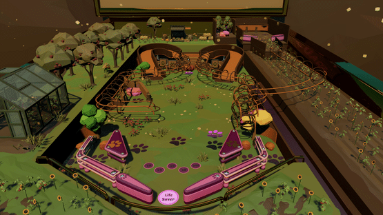 Roxy Raccoon's Pinball Panic Screenshot