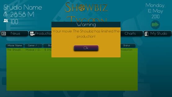 Showbiz Tycoon screenshot 1