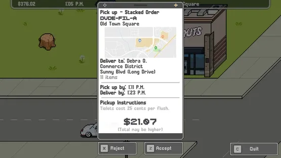 GrubDash Driver: Food Delivery Driver Simulator screenshot 1