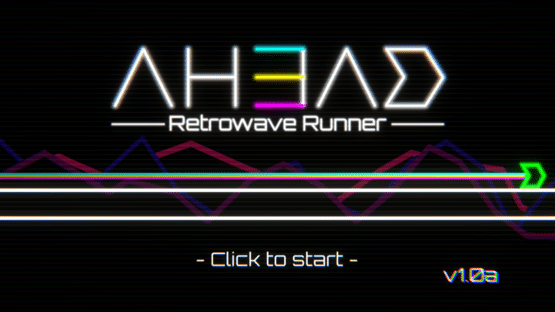 AH3AD: Retrowave Runner Screenshot