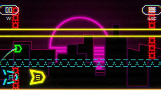 AH3AD: Retrowave Runner Screenshot