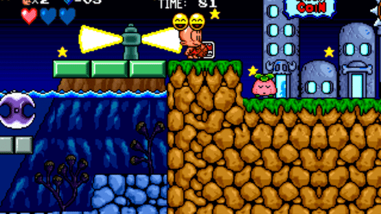 Bonk's Adventure: Arcade Version Screenshot