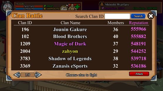 Shinobi Warfare screenshot 3