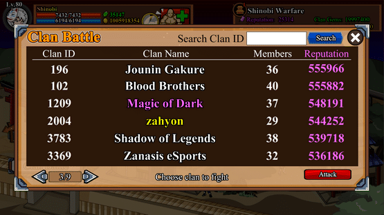 Shinobi Warfare Screenshot