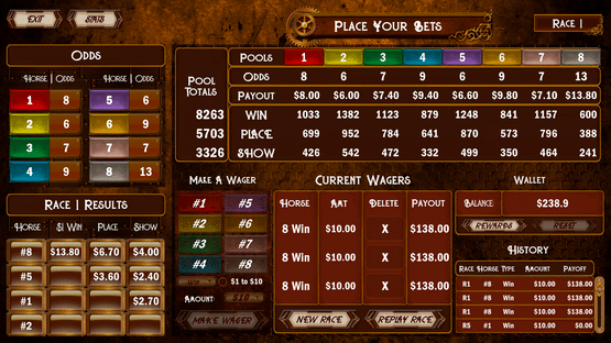 Cruise Ship Horse Racing Screenshot