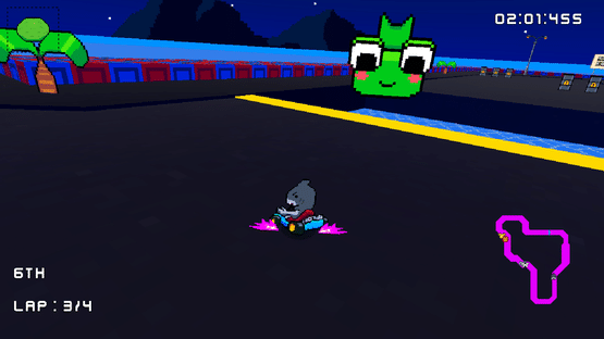 Retro Kart Rush Screenshot