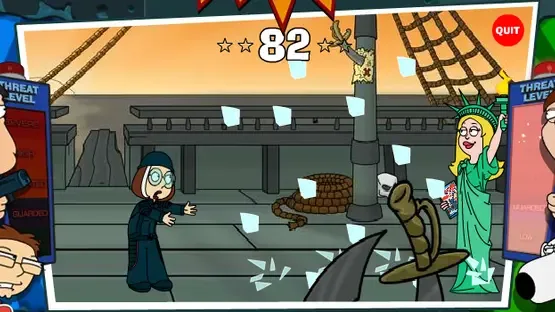 American Dad vs. Family Guy: Kung-Fu II Turbo! Hyper-Mega Edition screenshot 1