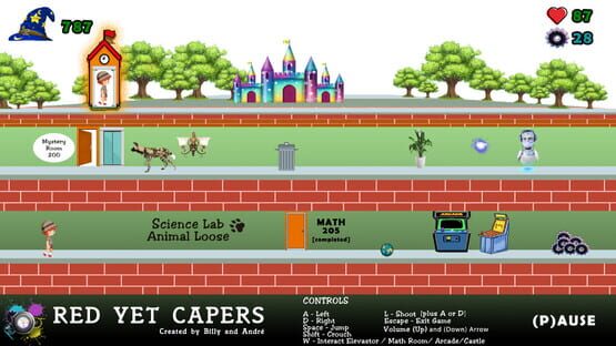 Red Yet Capers: Math vs Mayhem cover