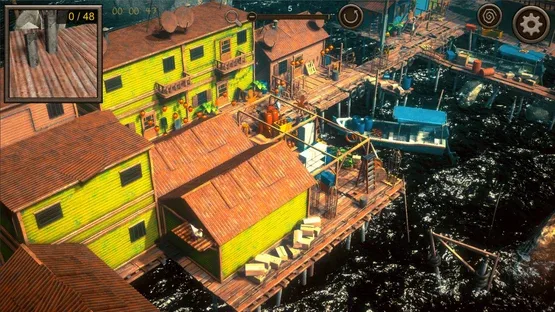 Hidden Floating City Top-Down 3D screenshot 2