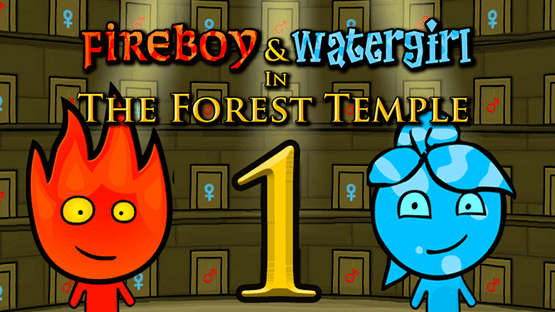 Fireboy and Watergirl in the Forest Temple Screenshot