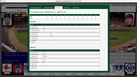 Digital Diamond Baseball V10 Screenshot