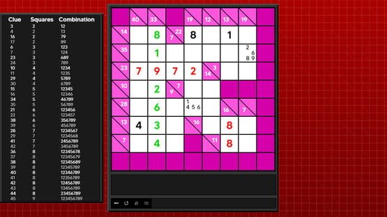 Super Kakuro - Cross Sums screenshot 1