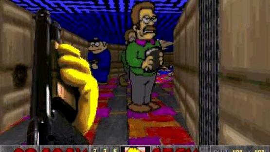 The Ultimate Simpsons Doom Screenshot