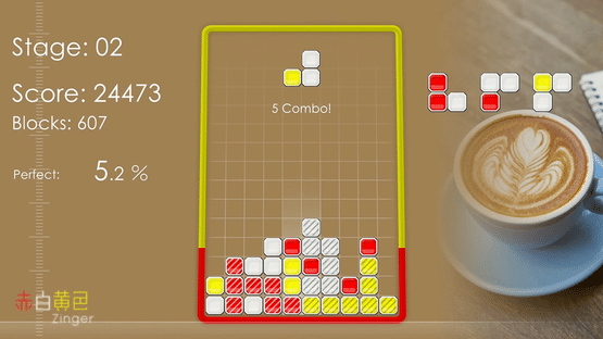 Red White Yellow Zinger Screenshot