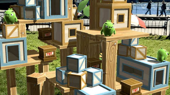 Angry Birds AR: Isle of Pigs Screenshot