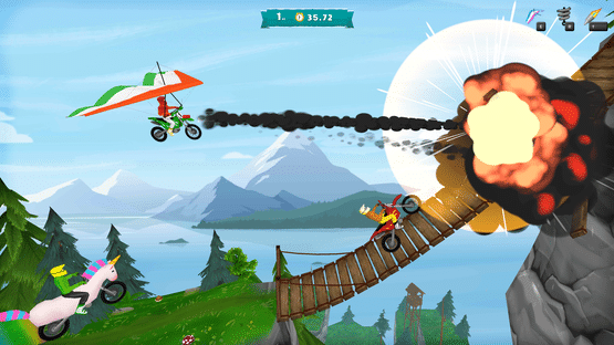 Airborne Motocross Screenshot