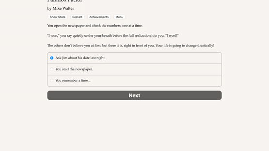 Paradox Factor Screenshot