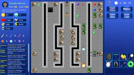 Magic Tower: Destroy the Wormhole screenshot 1