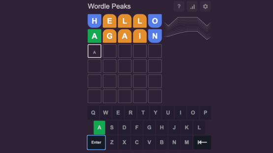 Word Peaks Screenshot