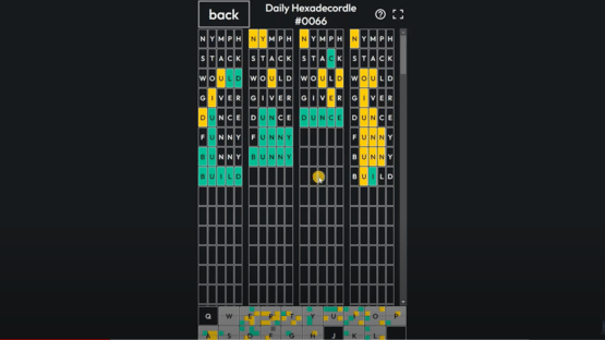 Hexadecordle Screenshot