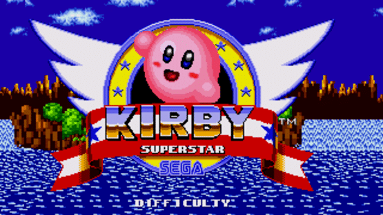 Kirby in Sonic the Hedgehog Screenshot