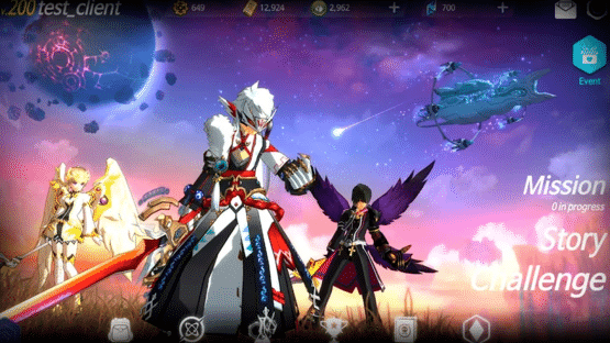 Elsword M Shadow of Luna Screenshot