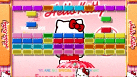 Simple 1500 Series Hello Kitty Vol. 03: Hello Kitty Block Kuzushi Screenshot