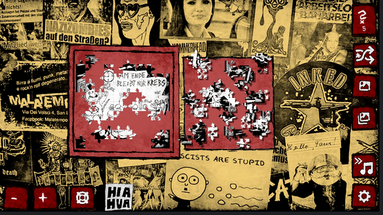 Nachkriegsratten Punk-Rock Puzzle Screenshot