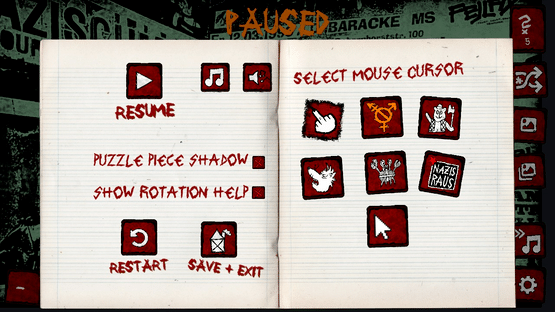 Nachkriegsratten Punk-Rock Puzzle Screenshot