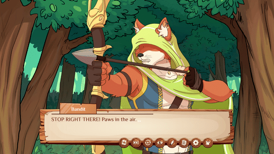 Burrow of the Fallen Bear: A Gay Furry Visual Novel Screenshot