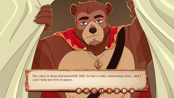 Burrow of the Fallen Bear: A Gay Furry Visual Novel Screenshot