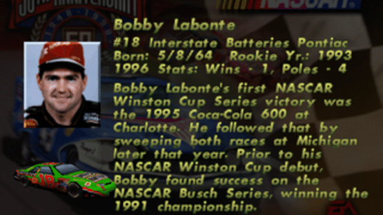 NASCAR 98: Collector's Edition Screenshot