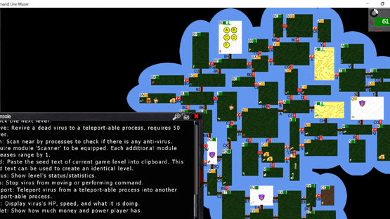 Command Line Mazer Screenshot