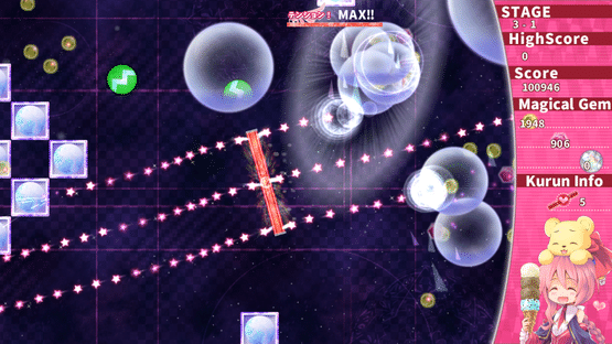 Magical Stick Girl Miracle Kurun Survival! Screenshot