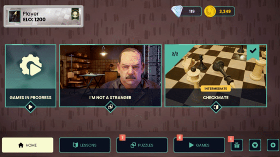 The Queen's Gambit Chess Screenshot