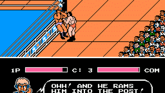 Tecmo World Wrestling Screenshot