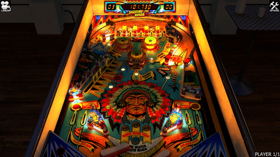 Zaccaria Pinball: Shooting the Rapids Table Screenshot