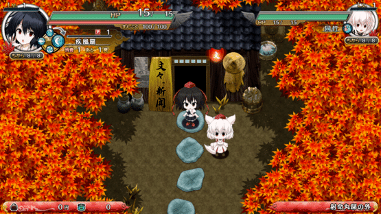 Touhou Genso Wanderer: The Bullet Reporter Screenshot