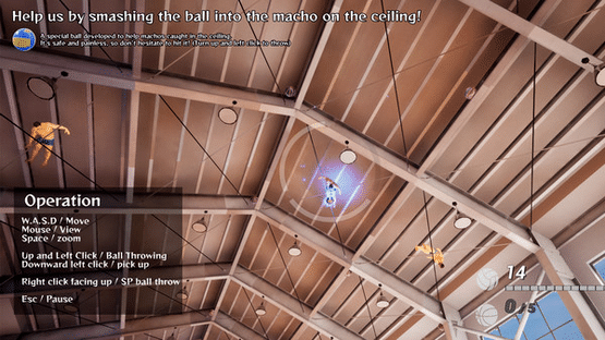 A Game That Saves the Muscles Caught in the Ceiling of the Gymnasium Screenshot