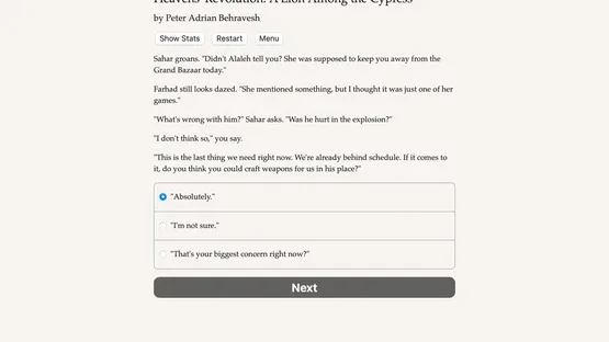 Heavens' Revolution: A Lion Among the Cypress screenshot 3
