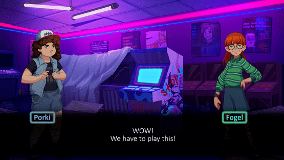 Fogel and Porki Evil Arcade Screenshot