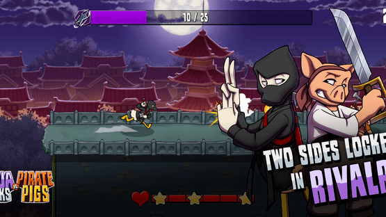 Ninja Ducks vs Pirate Pigs Screenshot