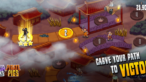 Ninja Ducks vs Pirate Pigs Screenshot