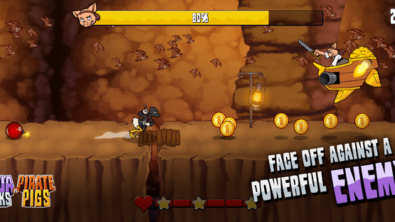 Ninja Ducks vs Pirate Pigs Screenshot