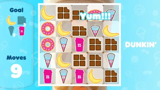 Dunkin' Match-3 screenshot 1