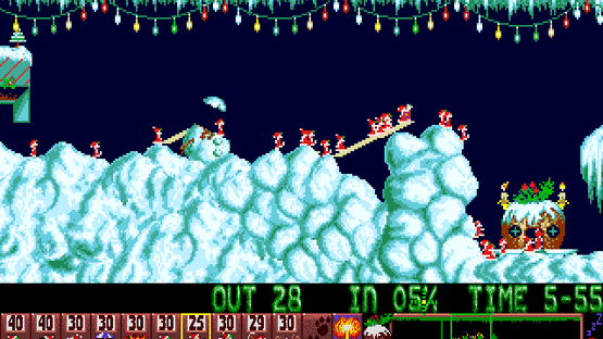 Holiday Lemmings Screenshot