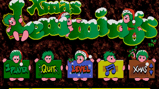 Xmas Lemmings Screenshot